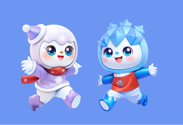 哈尔滨冰雪大世界全新IP形象“冰冰”“雪雪” 邀您共赴冰雪之约