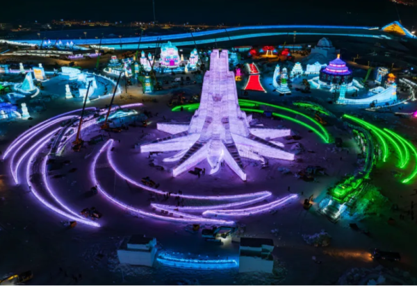 超强攻略不迷路，第二十六届哈尔滨冰雪大世界导览图来啦！