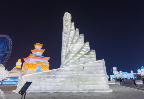 奏响文化和鸣曲 哈尔滨冰雪大世界南亚区