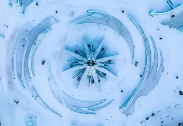 超惊艳！隐藏在哈尔滨冰雪大世界里的中国传统色彩