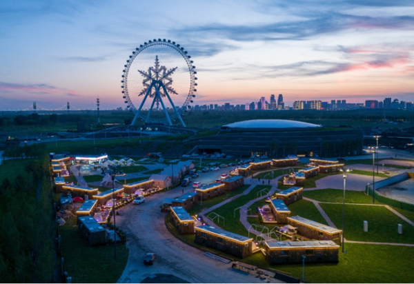 哈尔滨冰雪大世界生态露营区喊你来享受城市“微度假”