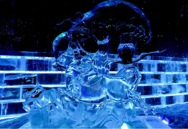 音乐不止 奔跑不停 哈尔滨冰雪大世界送你一份“冻”感福利！你敢不敢“冻”？