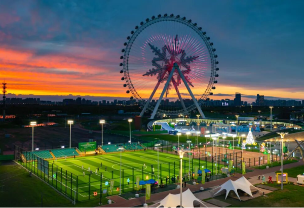 金秋健身正当时！哈尔滨冰雪大世界星光运动场免费开放中