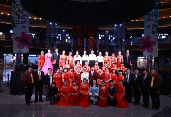 声动冰雪 舞赞中华 龙盟之声演播传媒团队与东北新社区金色年华艺术团演出圆满成功